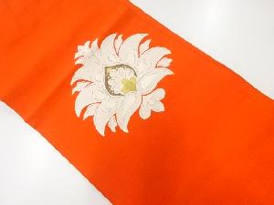 リサイクル　花模様織出し名古屋帯